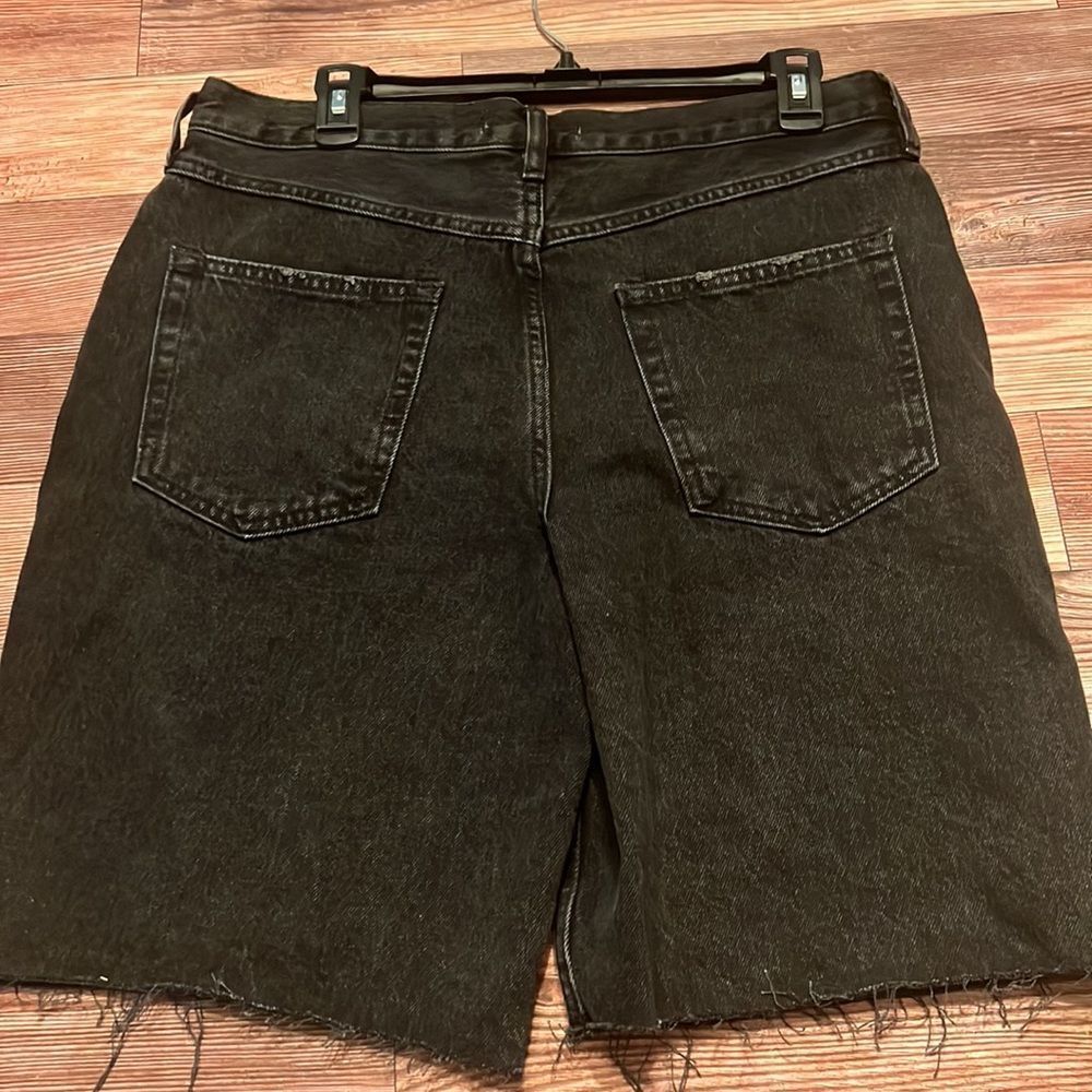 NWOT Free People Vintage Flair Boy Jorts Jean Shorts Mustard Button Fly - Picture 2 of 6